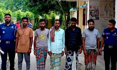 5 accused in the gang rape case were arrested after conducting raids in different areas in Naogaon