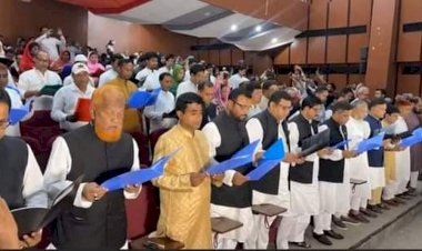 Gobindganj Upazila Parishad Chairman and Vice-Chairmen took oath