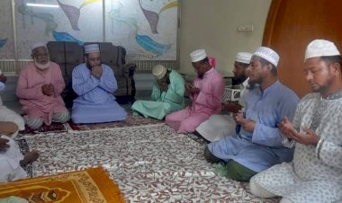 The prayer gathering was held on the death anniversary of the mother of philanthropist Alhajj Bashir Ahmed Saheb.
