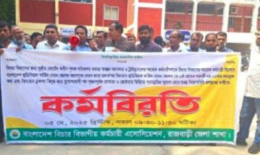 Judicial Employees' Work Stoppage in Rajbari