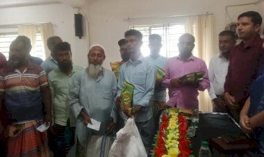 The distribution program for mustard seeds and chemical fertilizers has been inaugurated in Badalgachi, Naogaon.