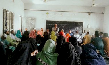Prayer meeting held following the death of Vice-President of Barenga Madrasa in Keshabpur.