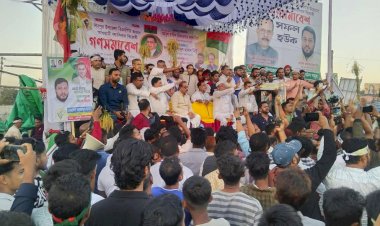 Anti-Awami Fascism public meeting in Shibpur, Narsingdi.