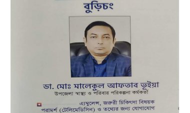 Humanitarian Doctor Malekul Aftab Bhuiyan in Burichang