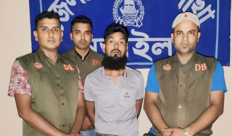 One person was arrested with 50 pieces of Yaba tablets and 300 grams of ganja in Narail DB police raid