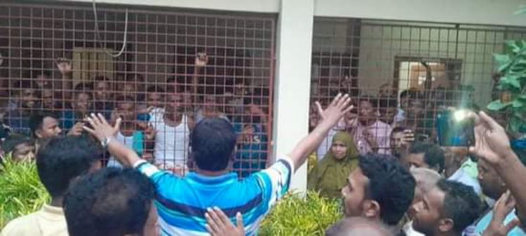 In the Gobindganj upazila election, the accused were sent to jail without granting bail in the case of the attack, vandalism and arson of the opponent's house.