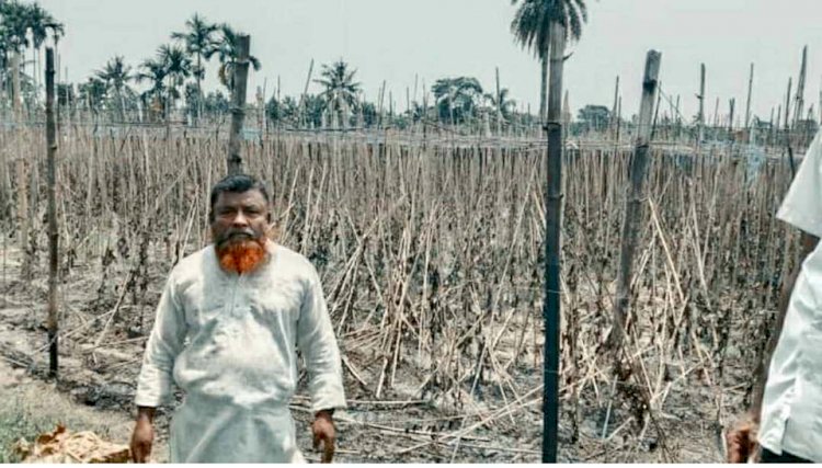 In Keshavpur, two paan barges were burnt, ash/damage Tk. 25 lakhs