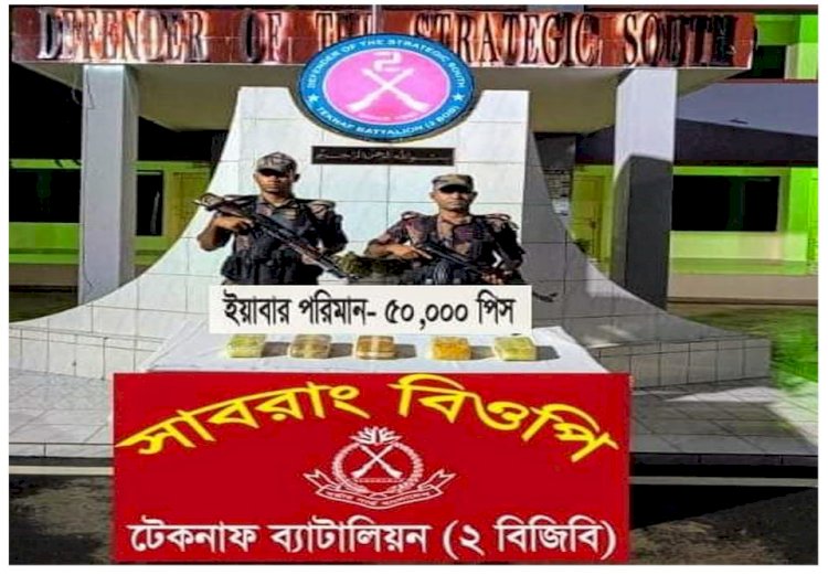 50,000 abandoned yaba rescued in BGB operation in Teknaf