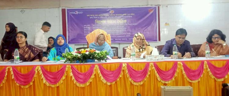 'Info Apa' Project Courtyard Meeting in Mohanpur, Rajshahi - Raising Awareness for Women's Empowerment and Preventing Child Marriage