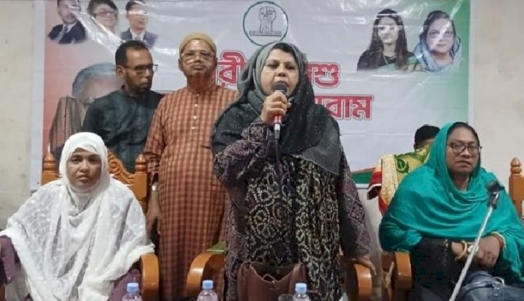 Meeting of the Women and Children Rights Forum in Kakrabunia Union, Mirzaganj Upazila, Patuakhali.