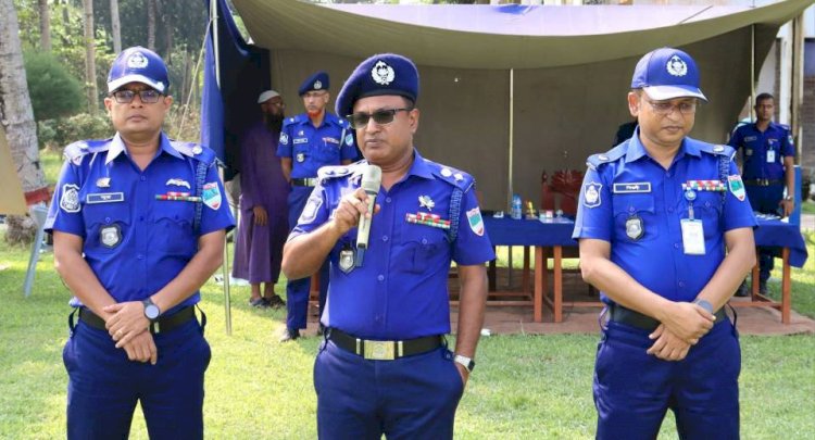 The departmental promotion examination of the police was held at the Narail Police Lines Parade Ground.