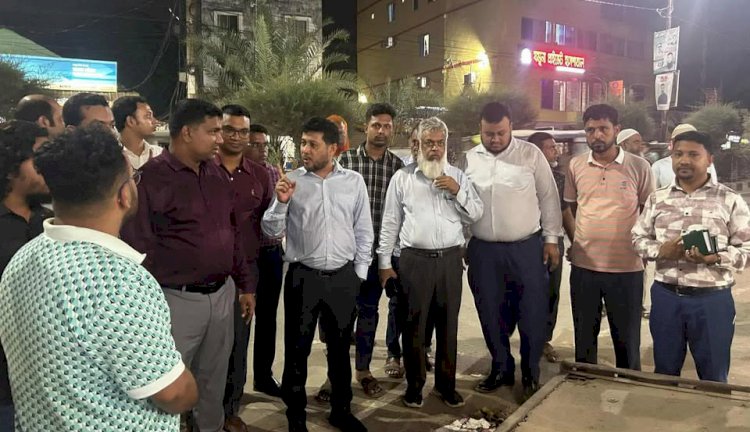 District Administrator inspects Narsingdi Municipality and adjacent areas.