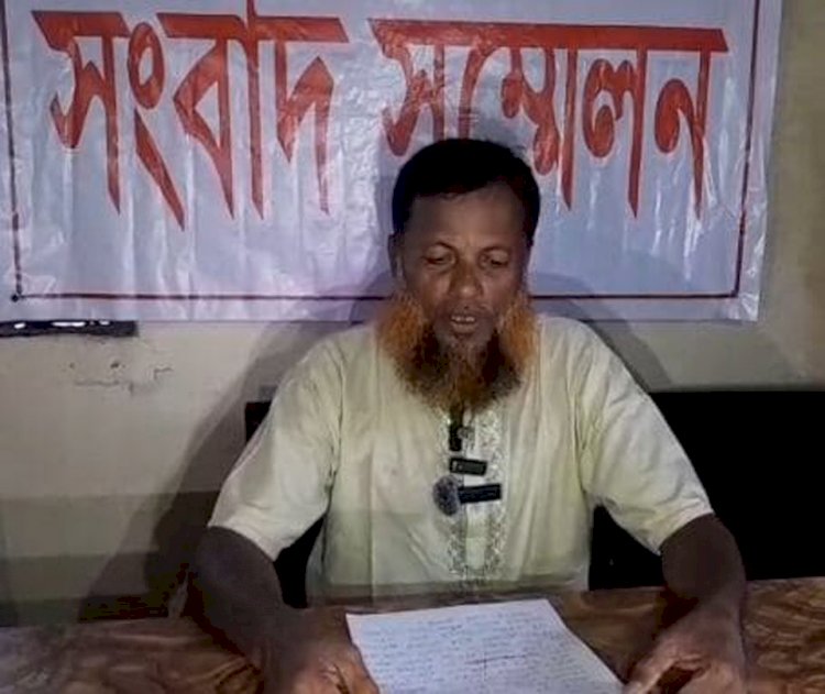 False Case Against Char Montaz's Mozammel Member: Press Conference Held in Galachipa