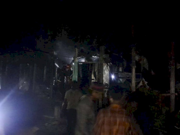 Fire in Burichang due to short circuit; residential house burnt to ashes.